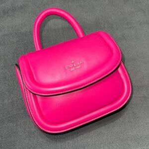 Kate Spade puffy smooth leather mini top handle
